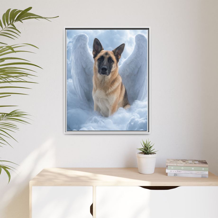 Framed 24x30 White context