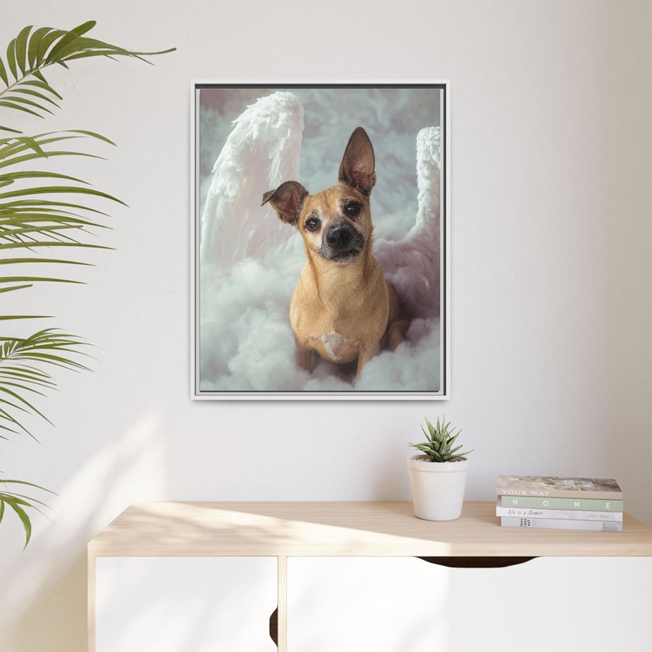 Framed 24x30 White context