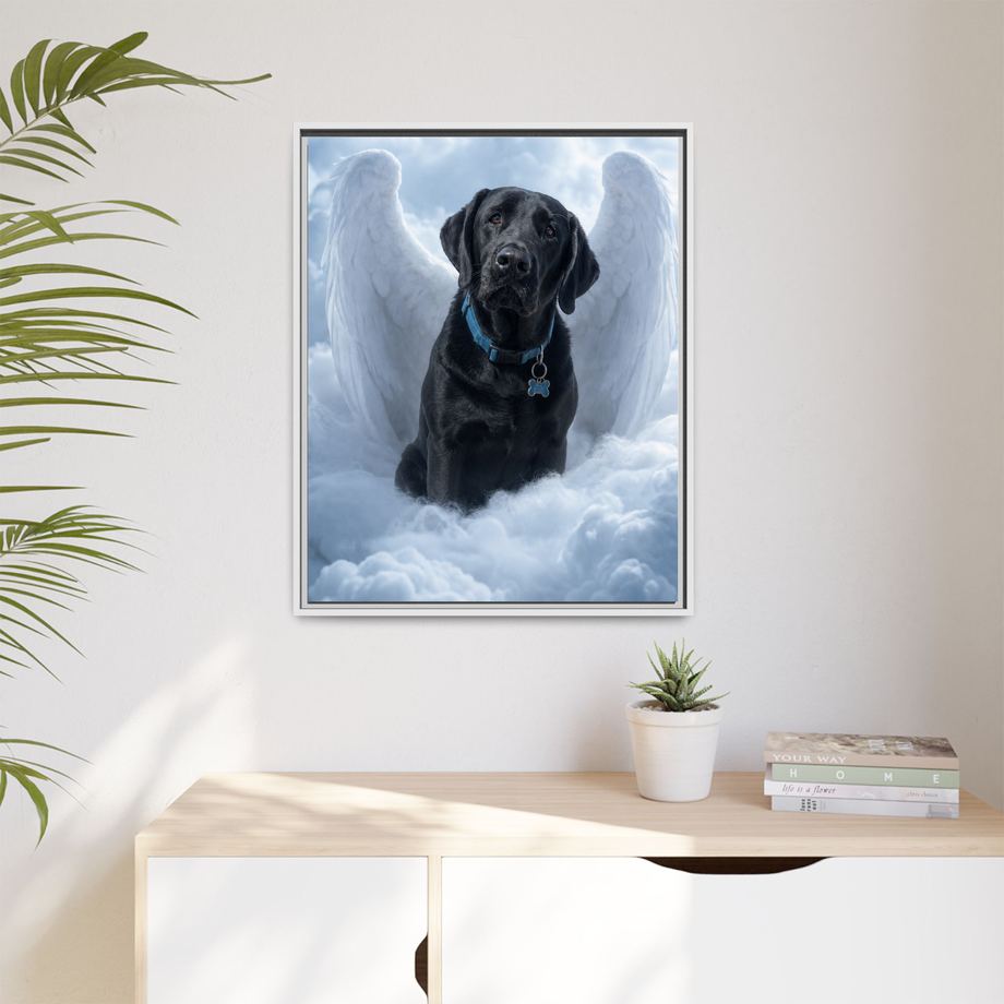 Framed 24x30 White context