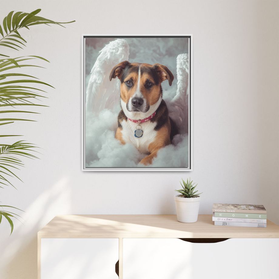 Framed 24x30 White context