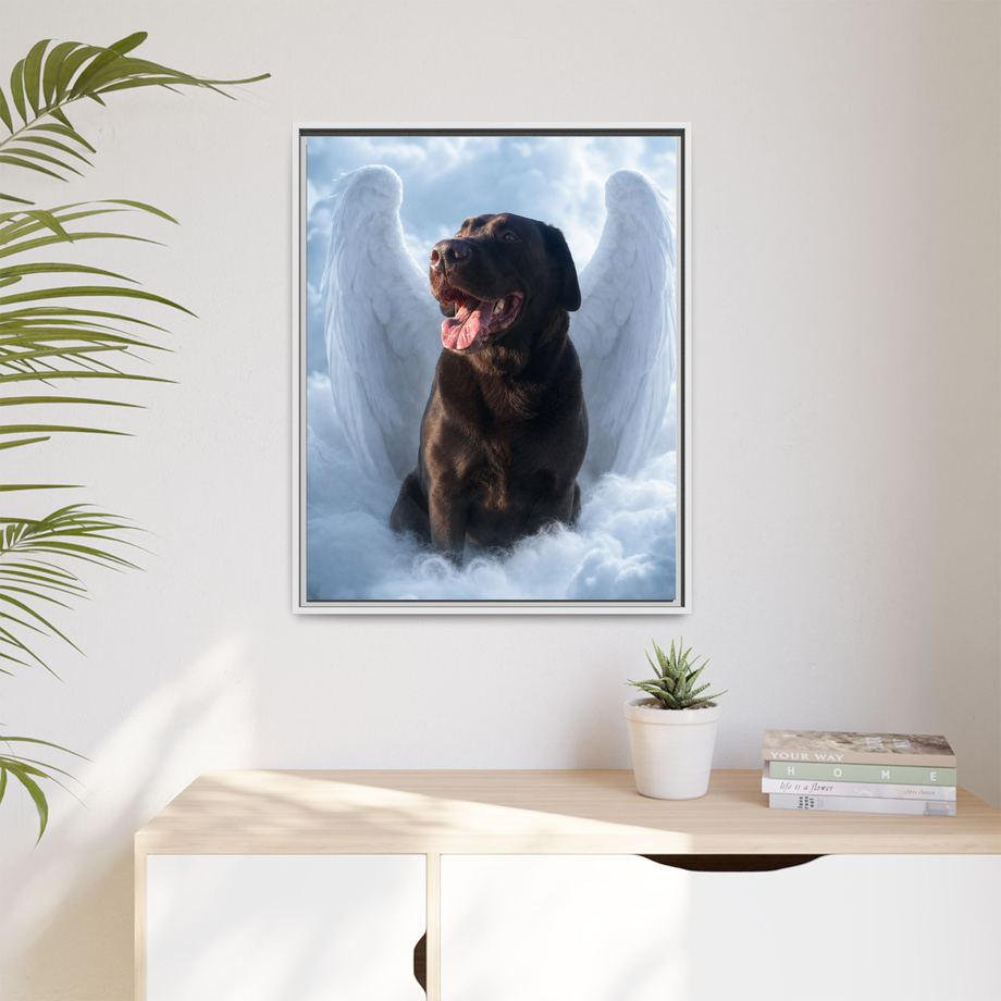 Framed 24x30 White context