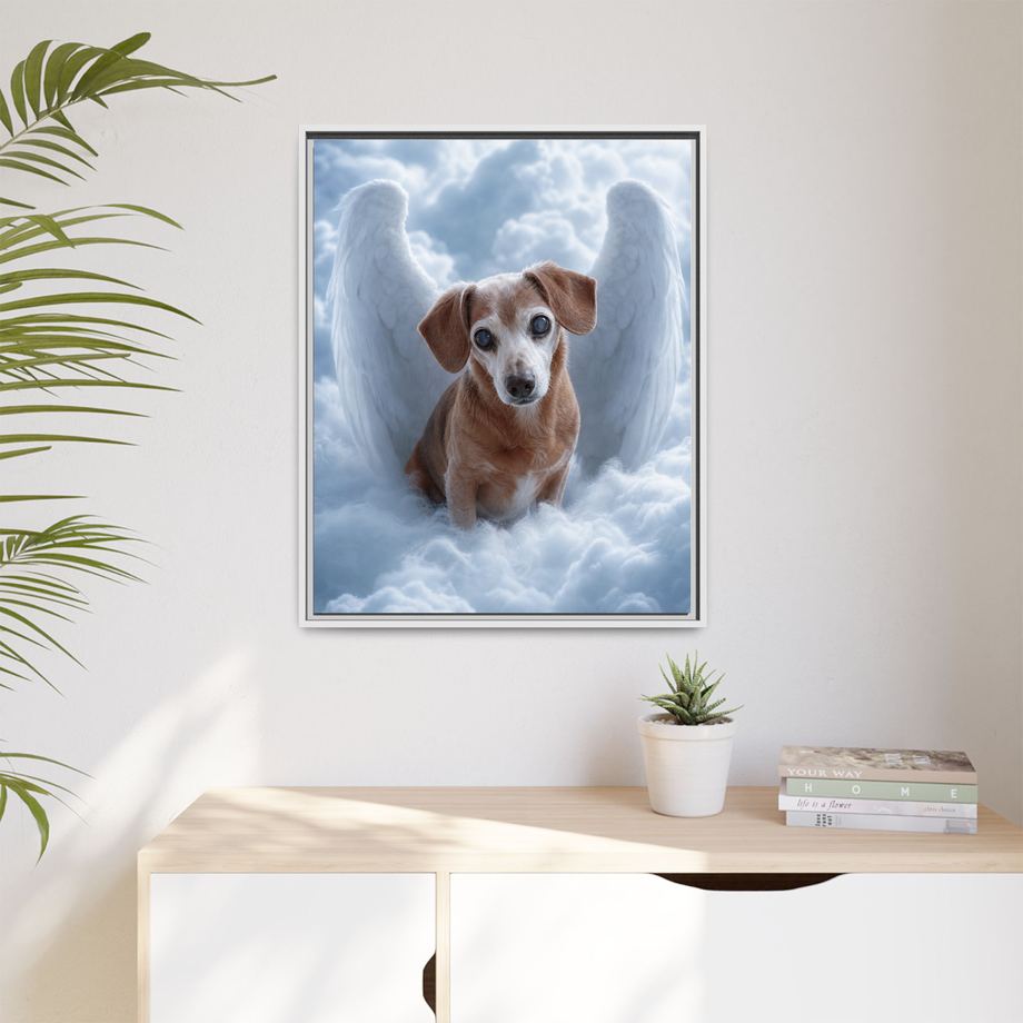 Framed 24x30 White context