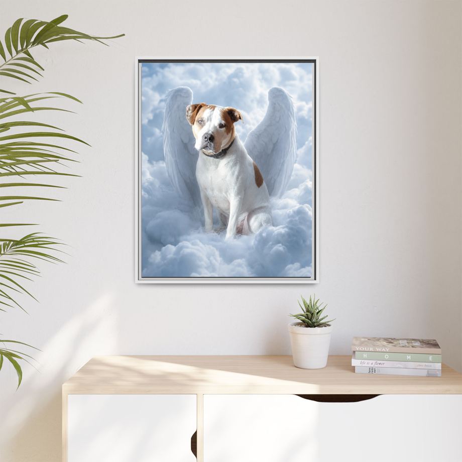 Framed 24x30 White context
