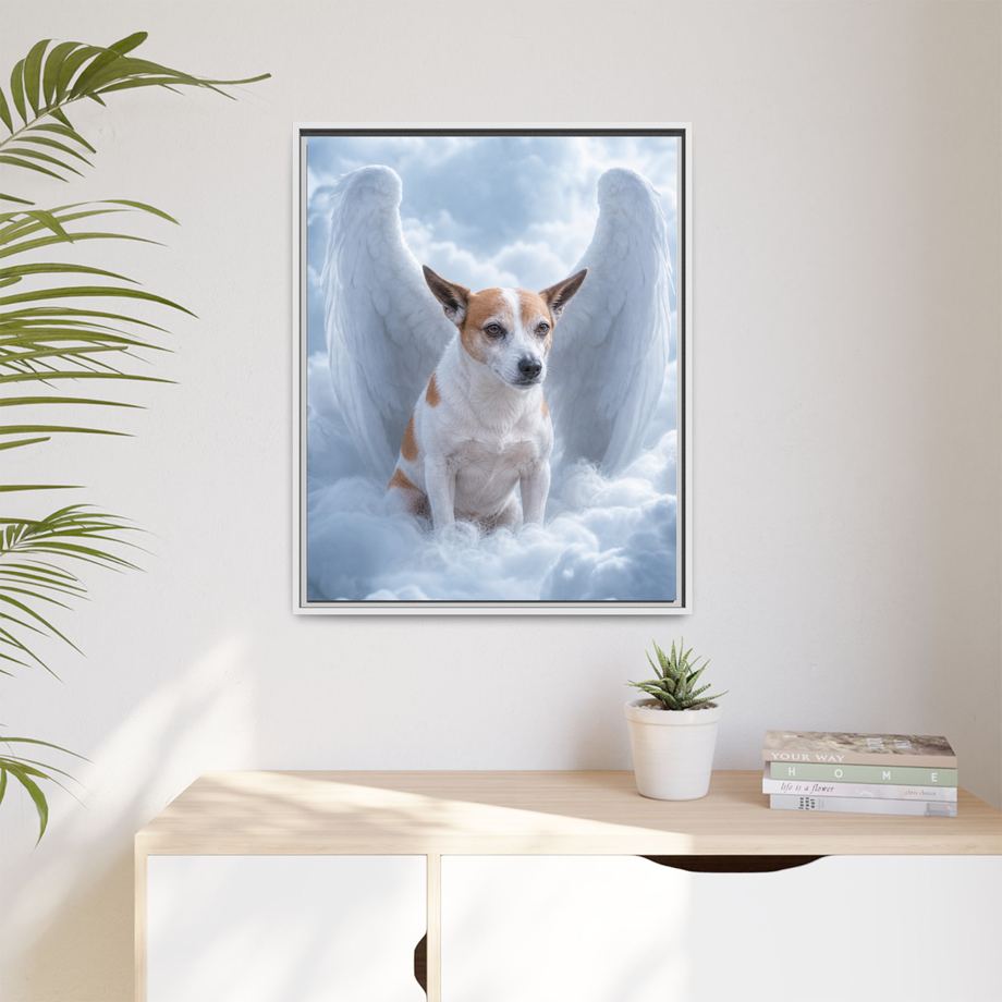 Framed 24x30 White context