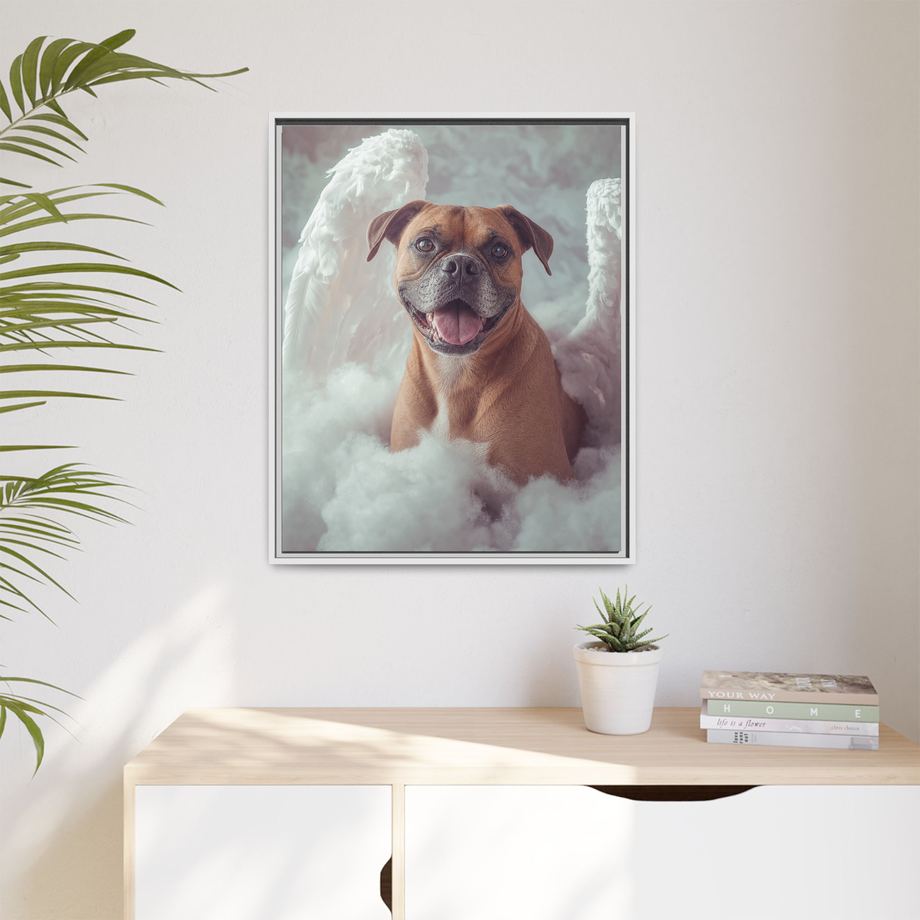 Framed 24x30 White context