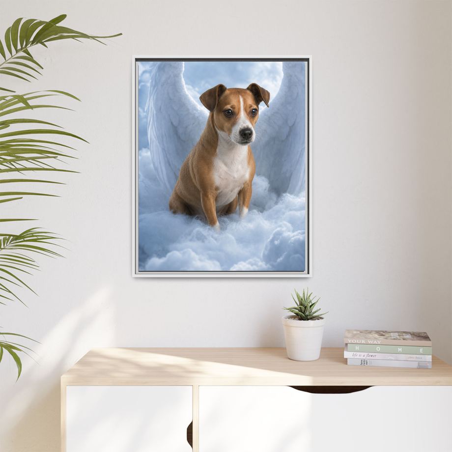 Framed 24x30 White context