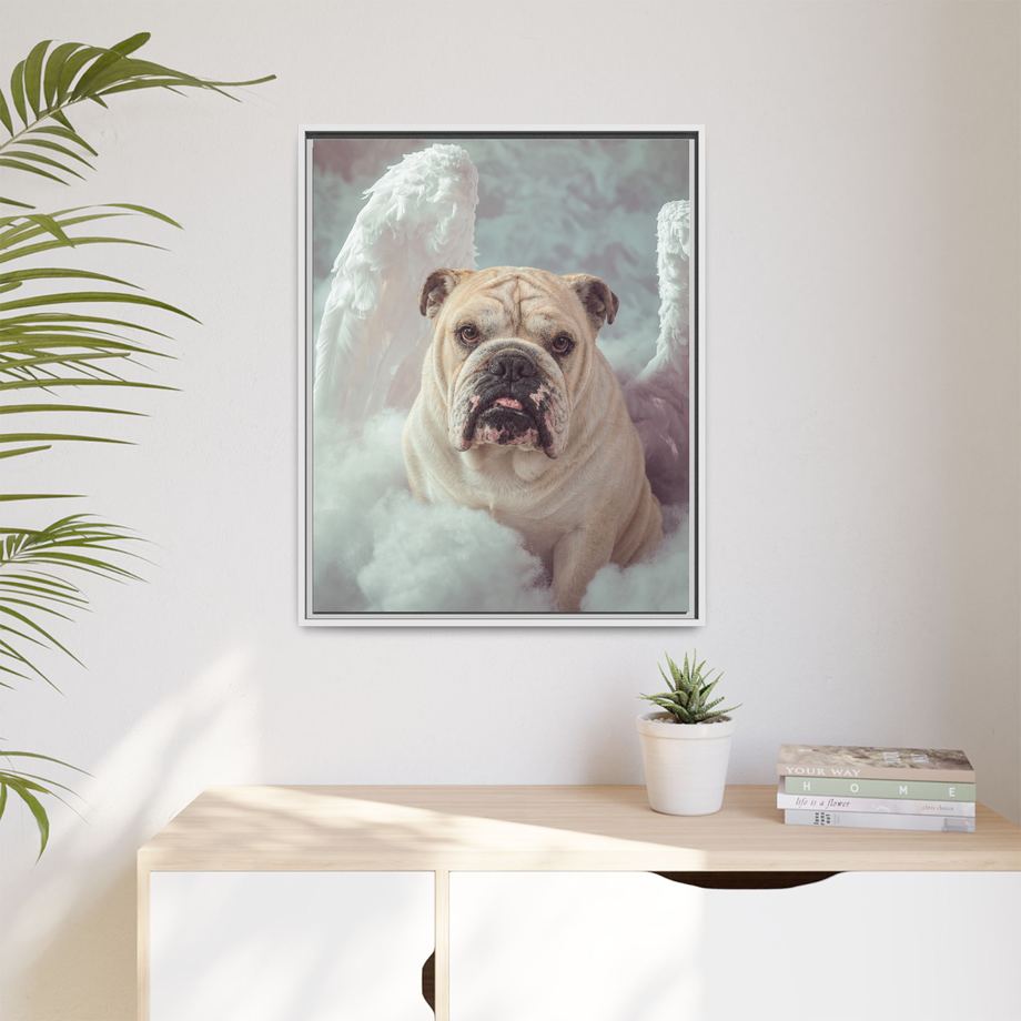 Framed 24x30 White context