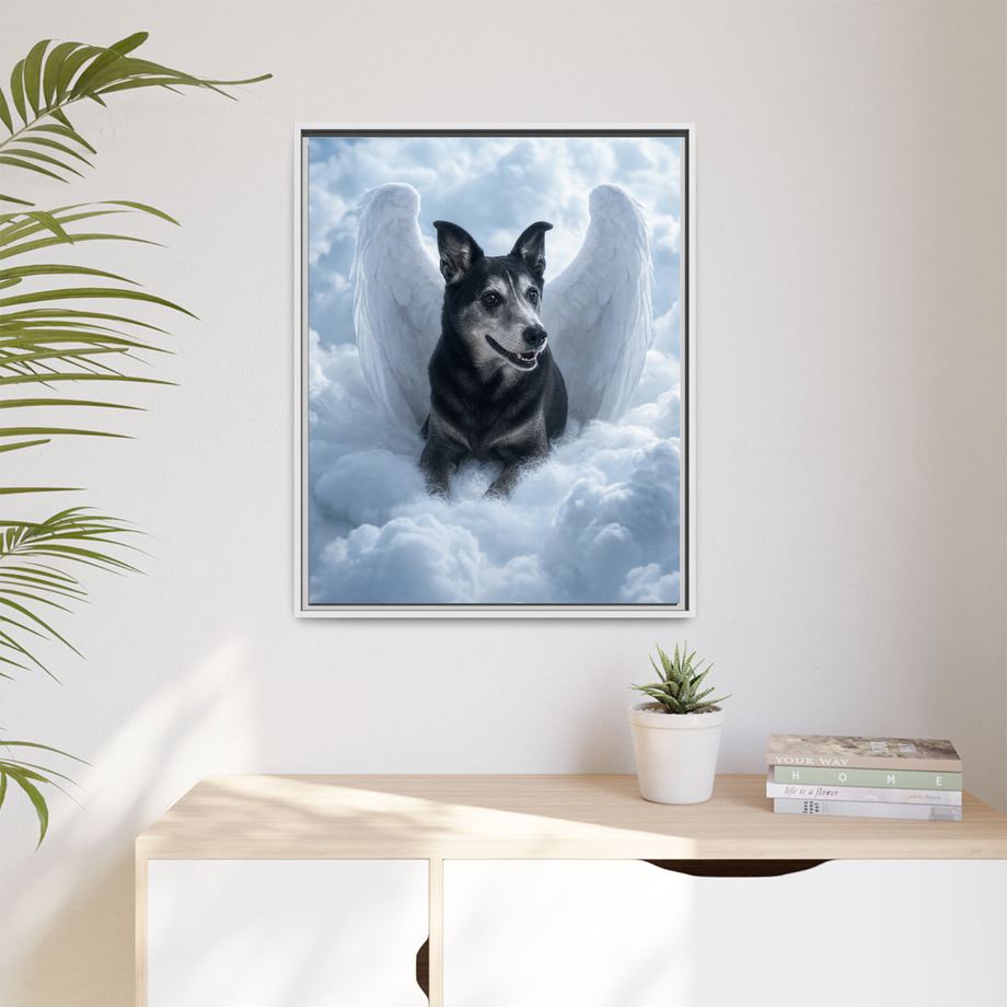 Framed 24x30 White context
