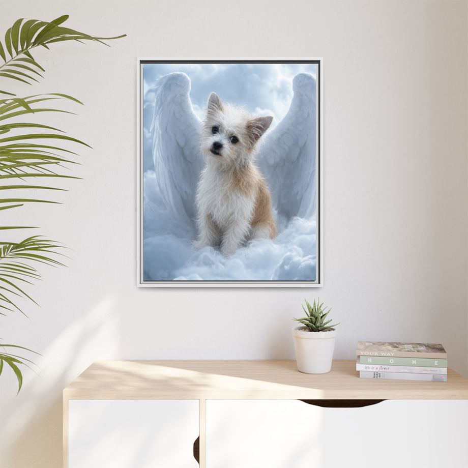 Framed 24x30 White context