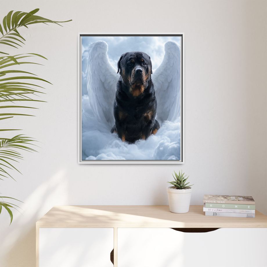 Framed 24x30 White context