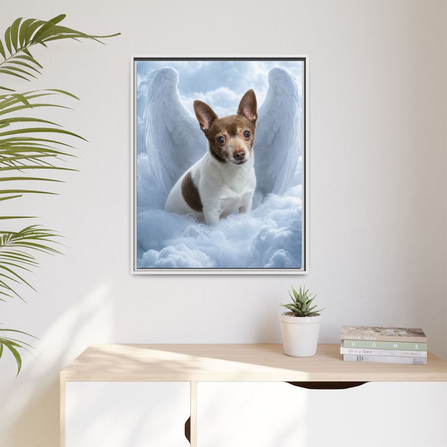Framed 24x30 White context