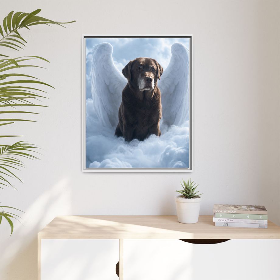 Framed 24x30 White context