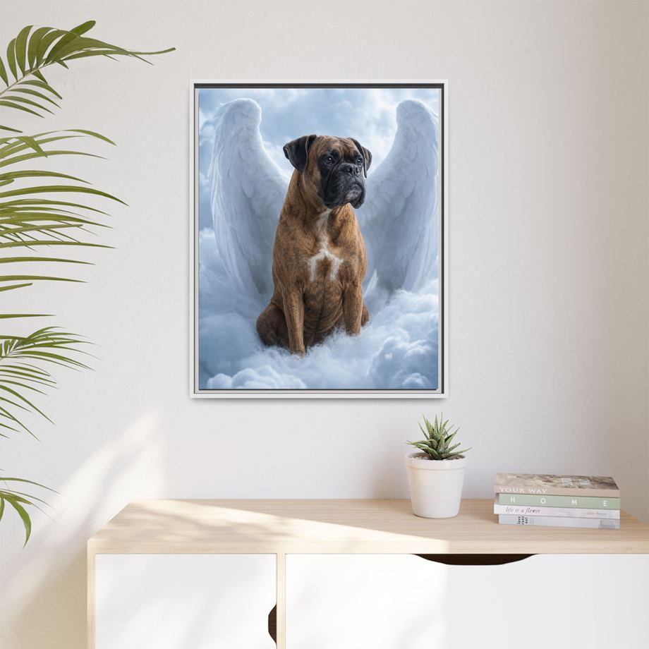 Framed 24x30 White context