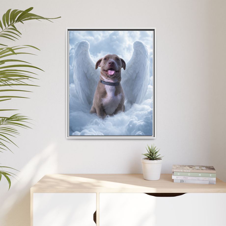 Framed 24x30 White context