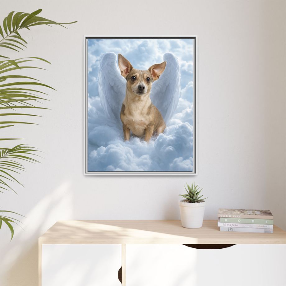 Framed 24x30 White context