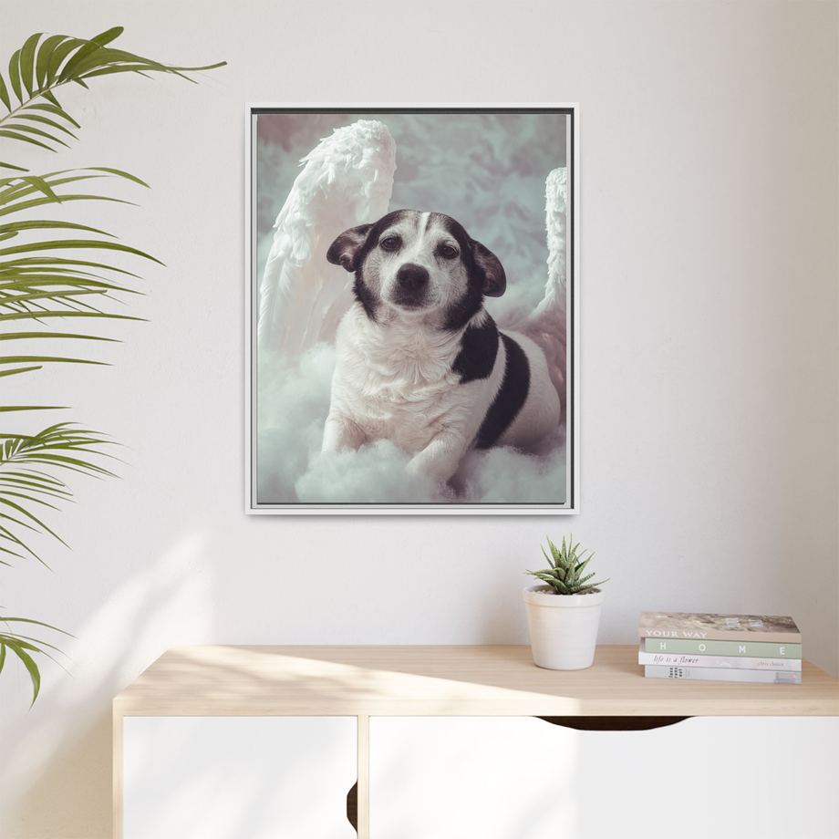 Framed 24x30 White context