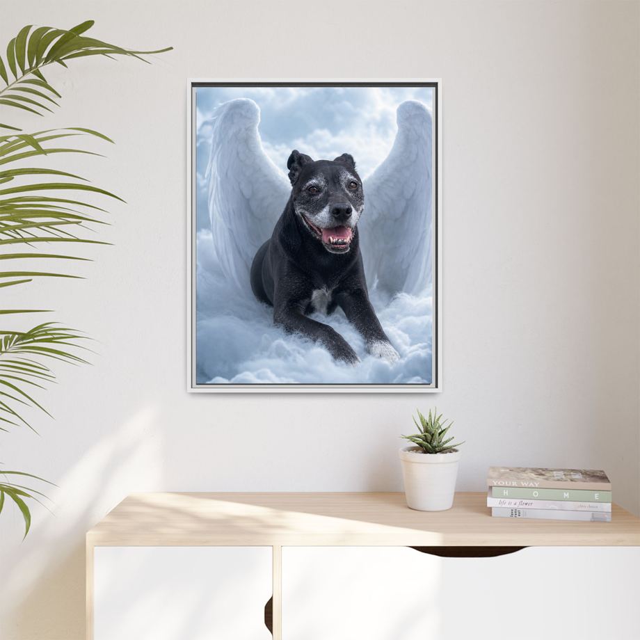 Framed 24x30 White context