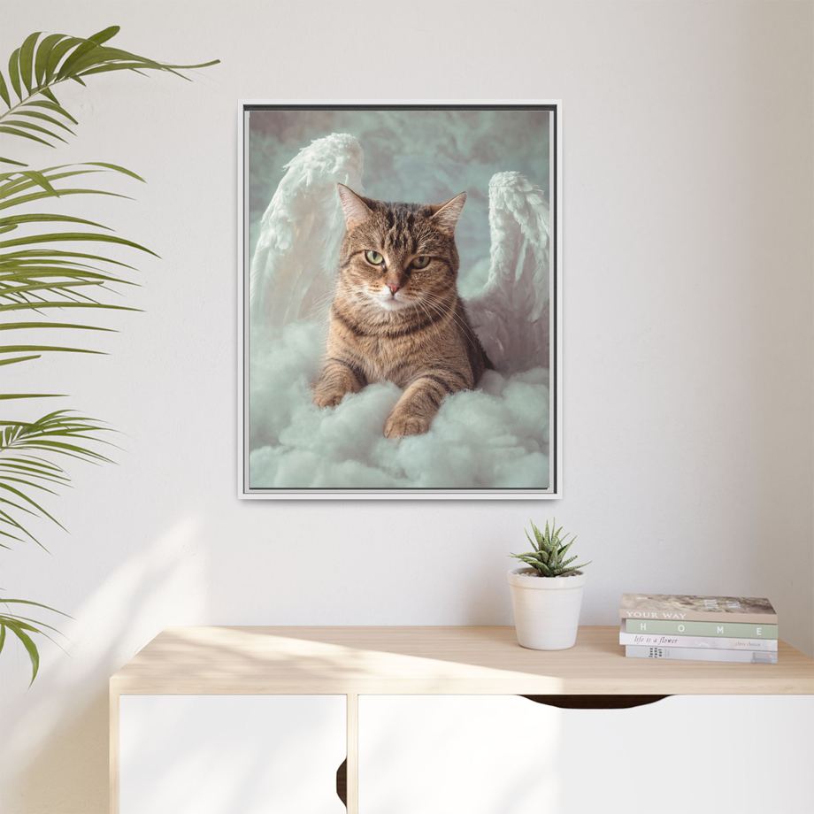 Framed 24x30 White context