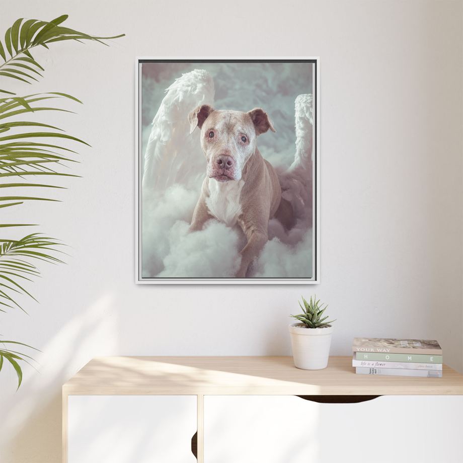 Framed 24x30 White context