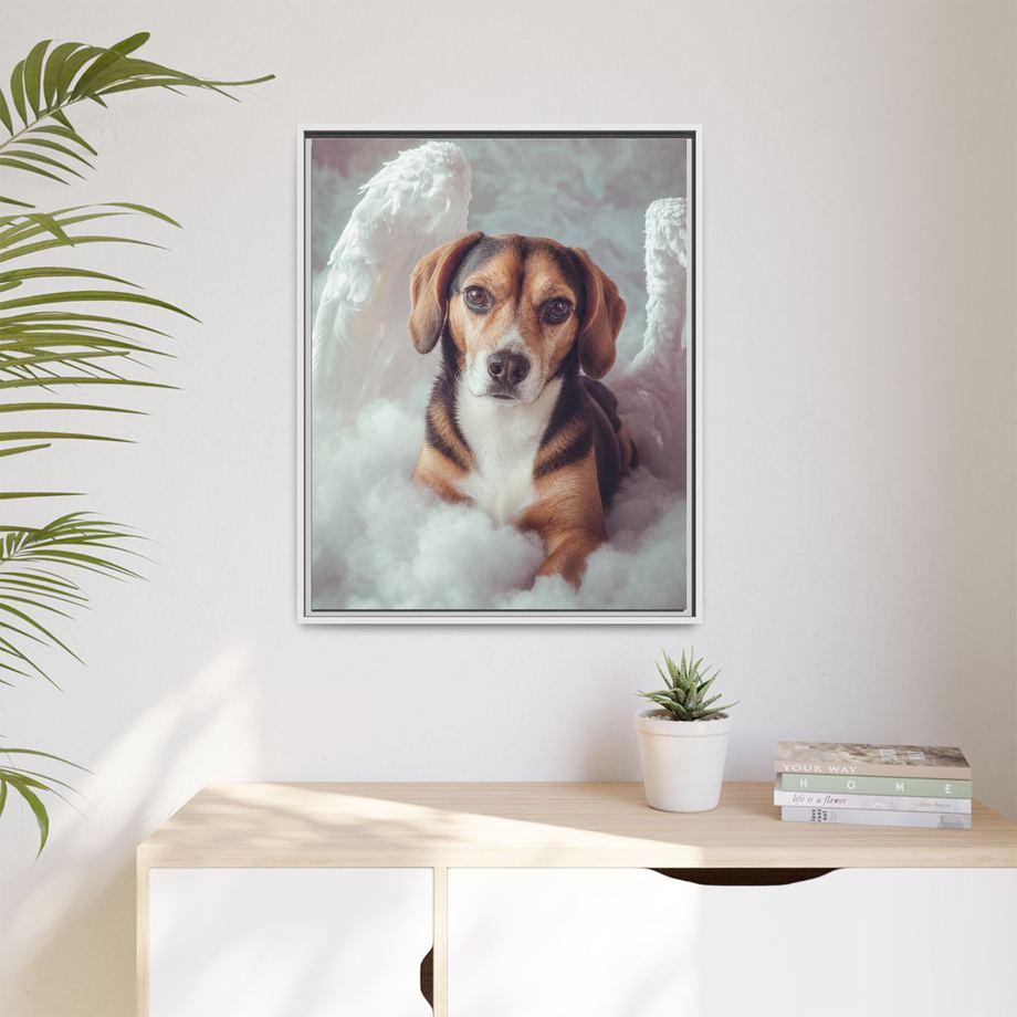 Framed 24x30 White context
