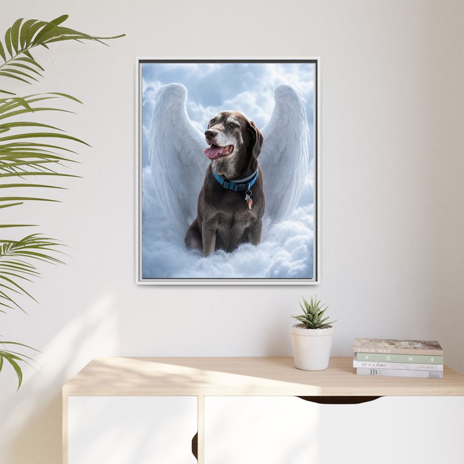 Framed 24x30 White context