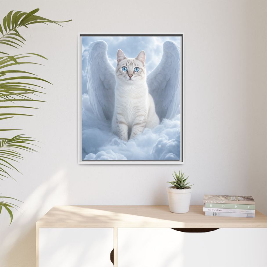 Framed 24x30 White context