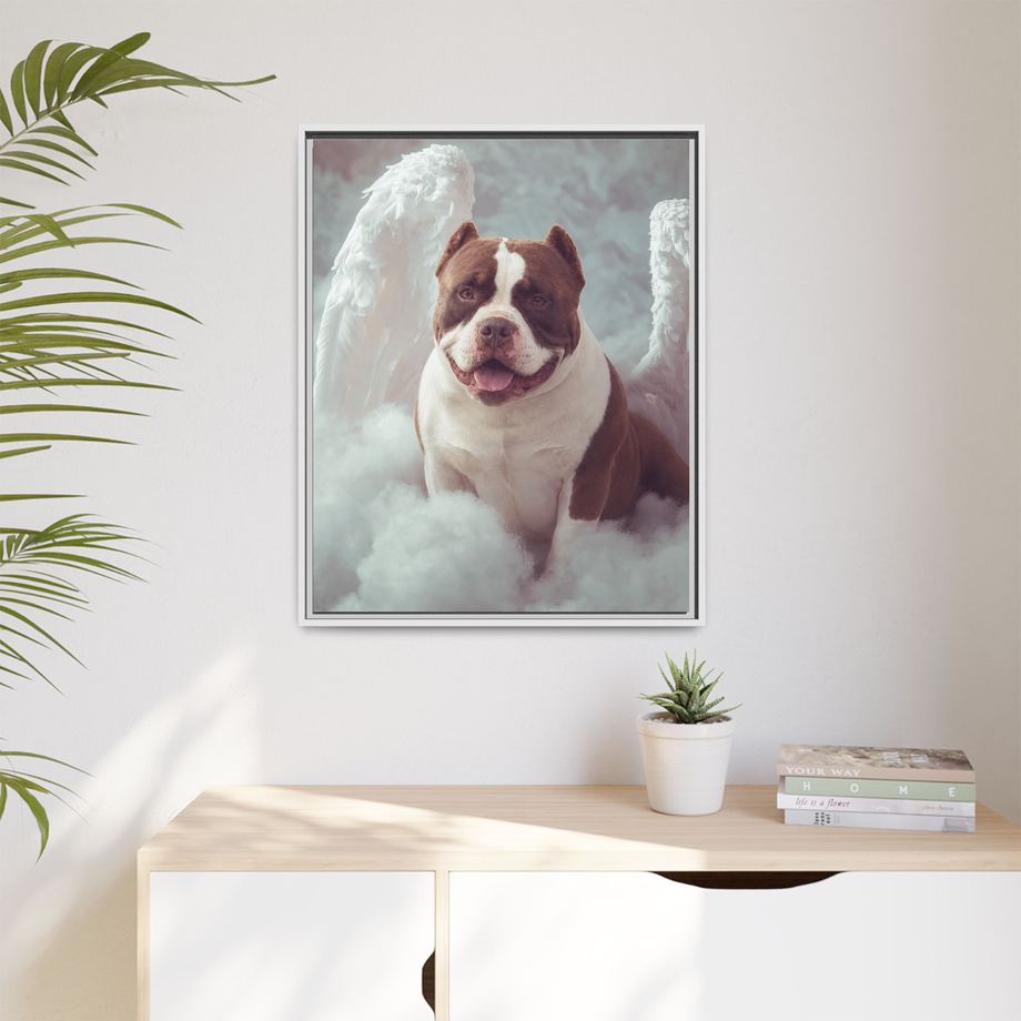 Framed 24x30 White context