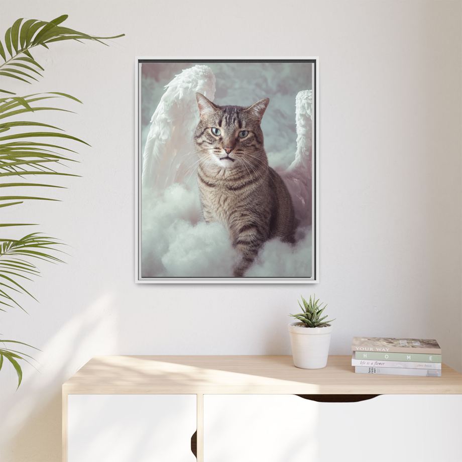 Framed 24x30 White context