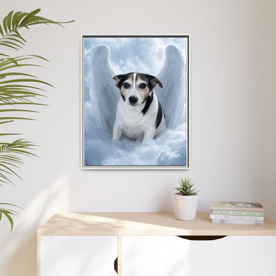 Framed 24x30 White context