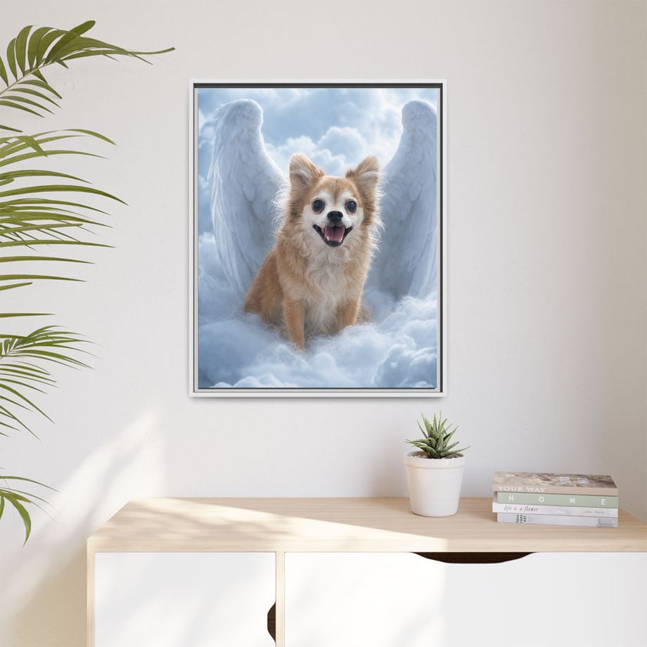 Framed 24x30 White context