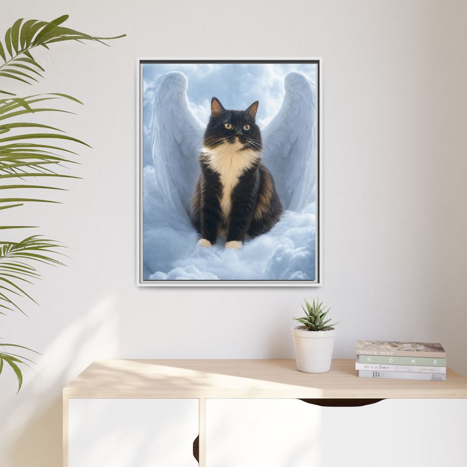 Framed 24x30 White context