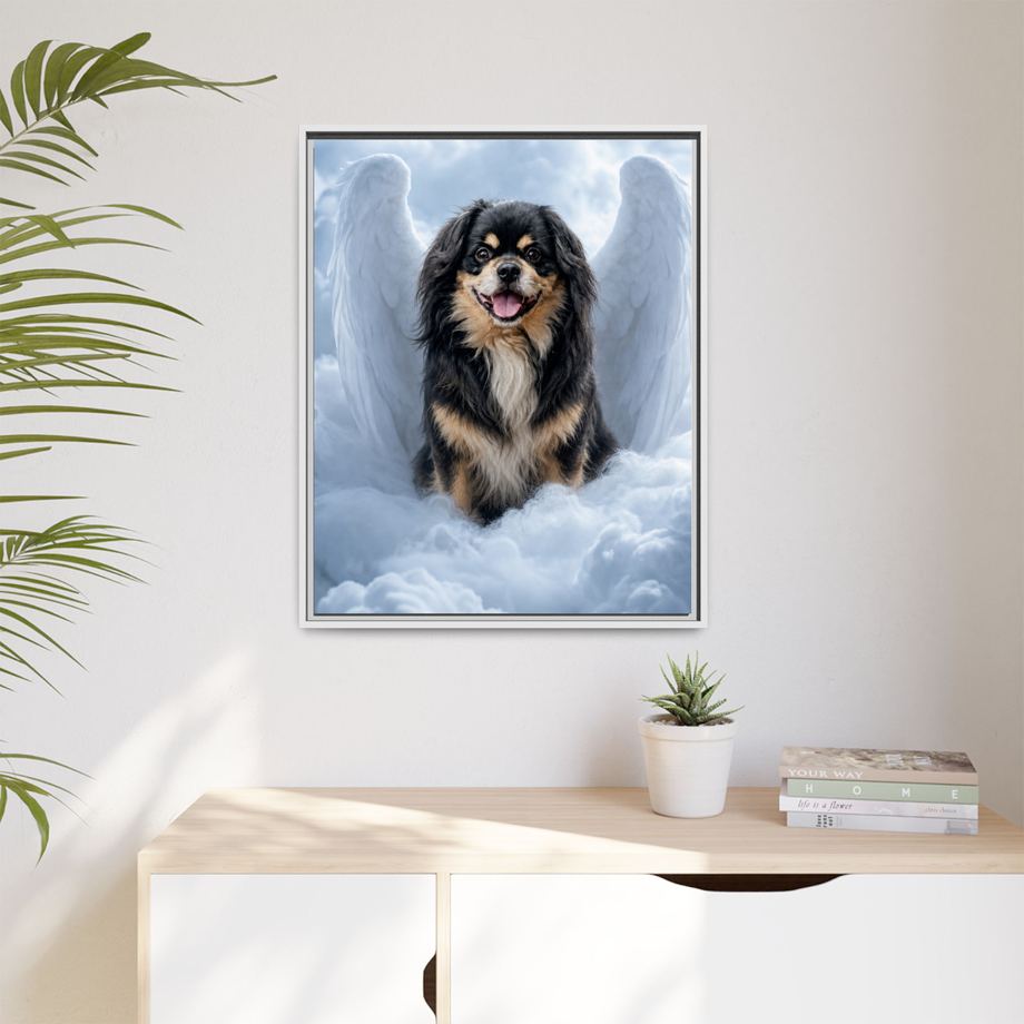 Framed 24x30 White context