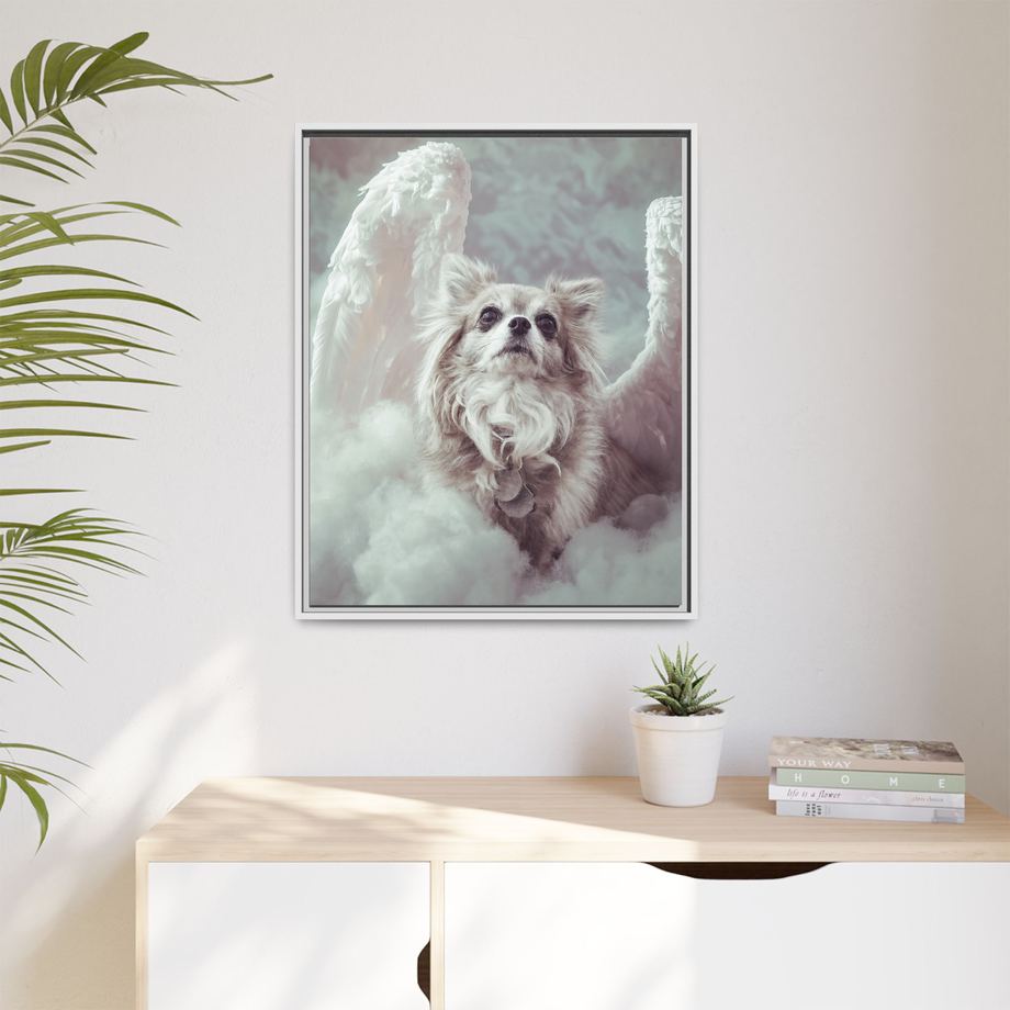 Framed 24x30 White context