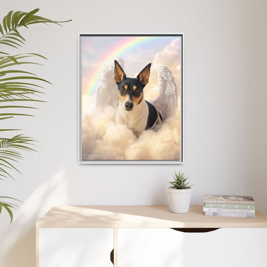 Framed 24x30 White context