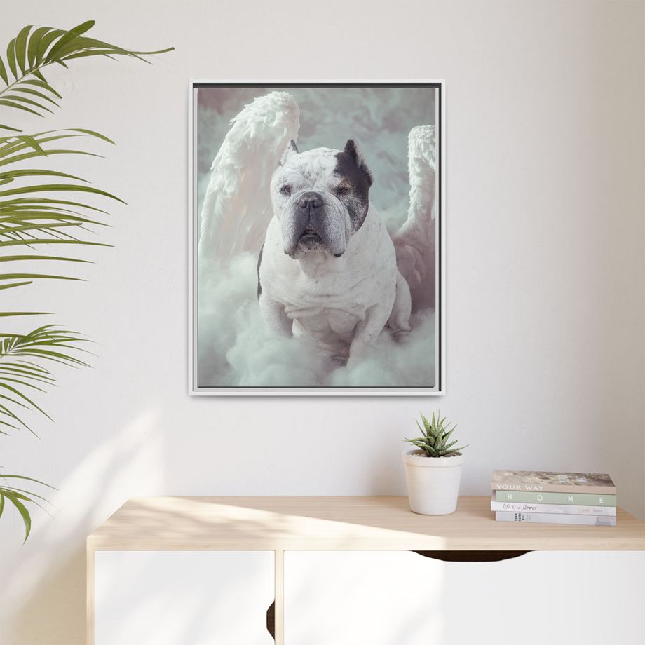 Framed 24x30 White context
