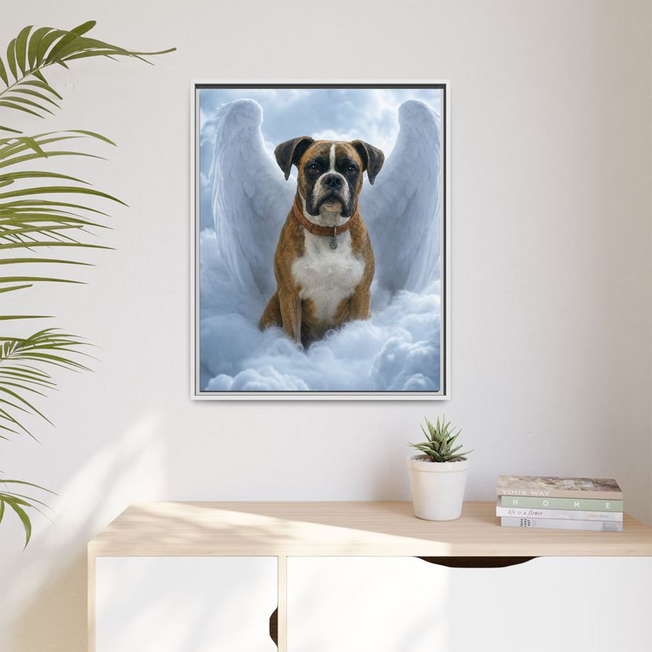 Framed 24x30 White context