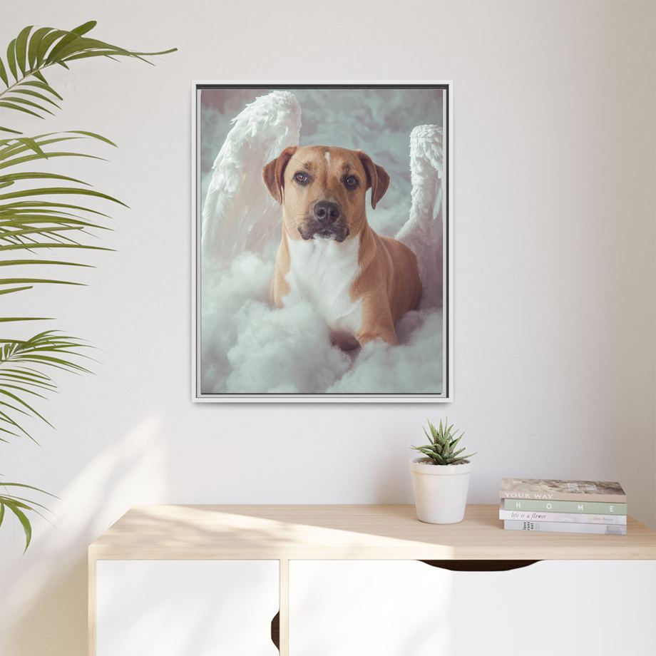 Framed 24x30 White context
