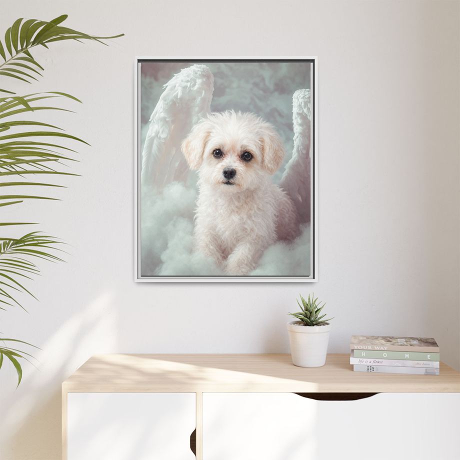 Framed 24x30 White context