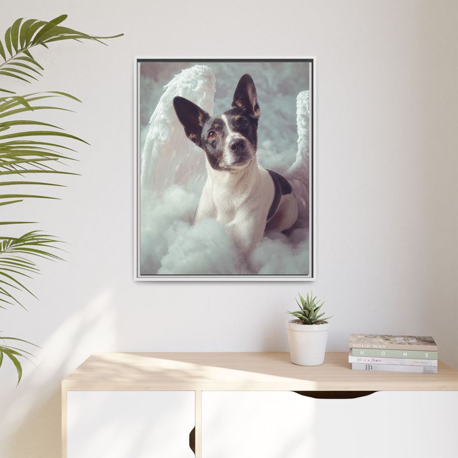 Framed 24x30 White context