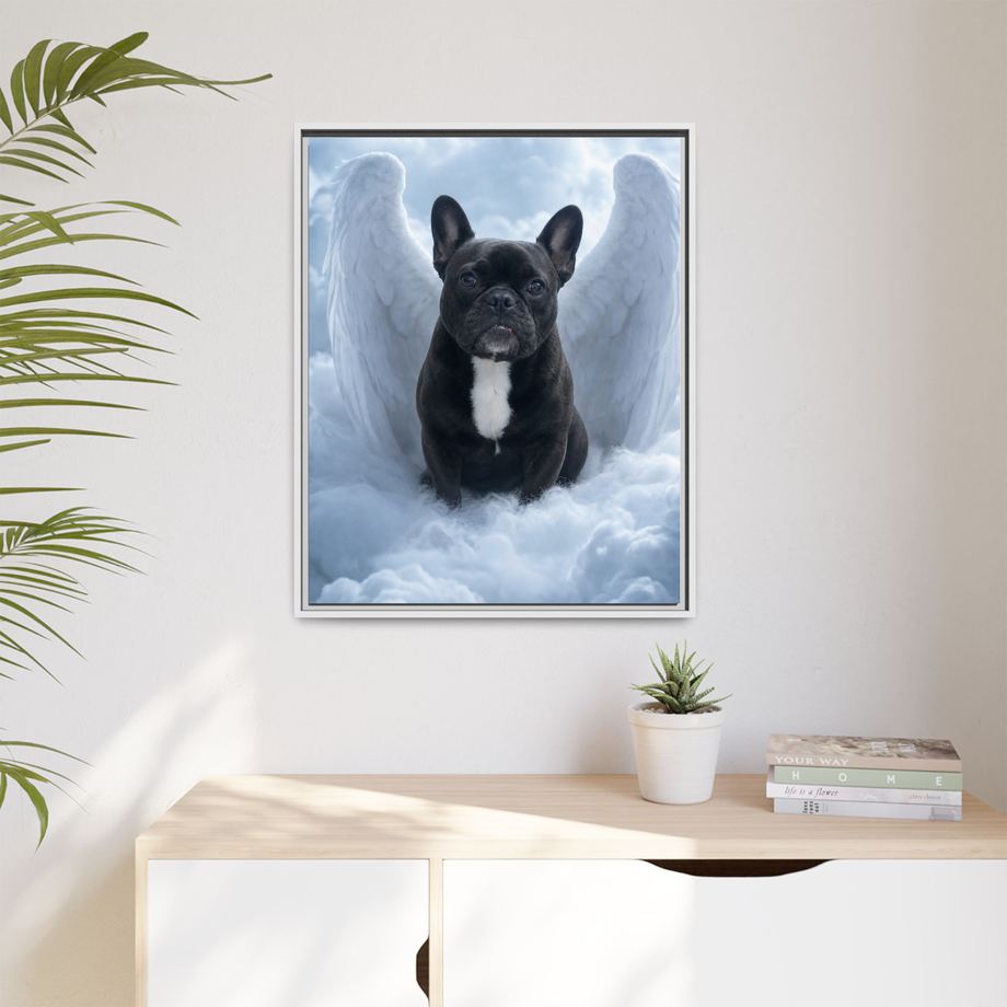 Framed 24x30 White context