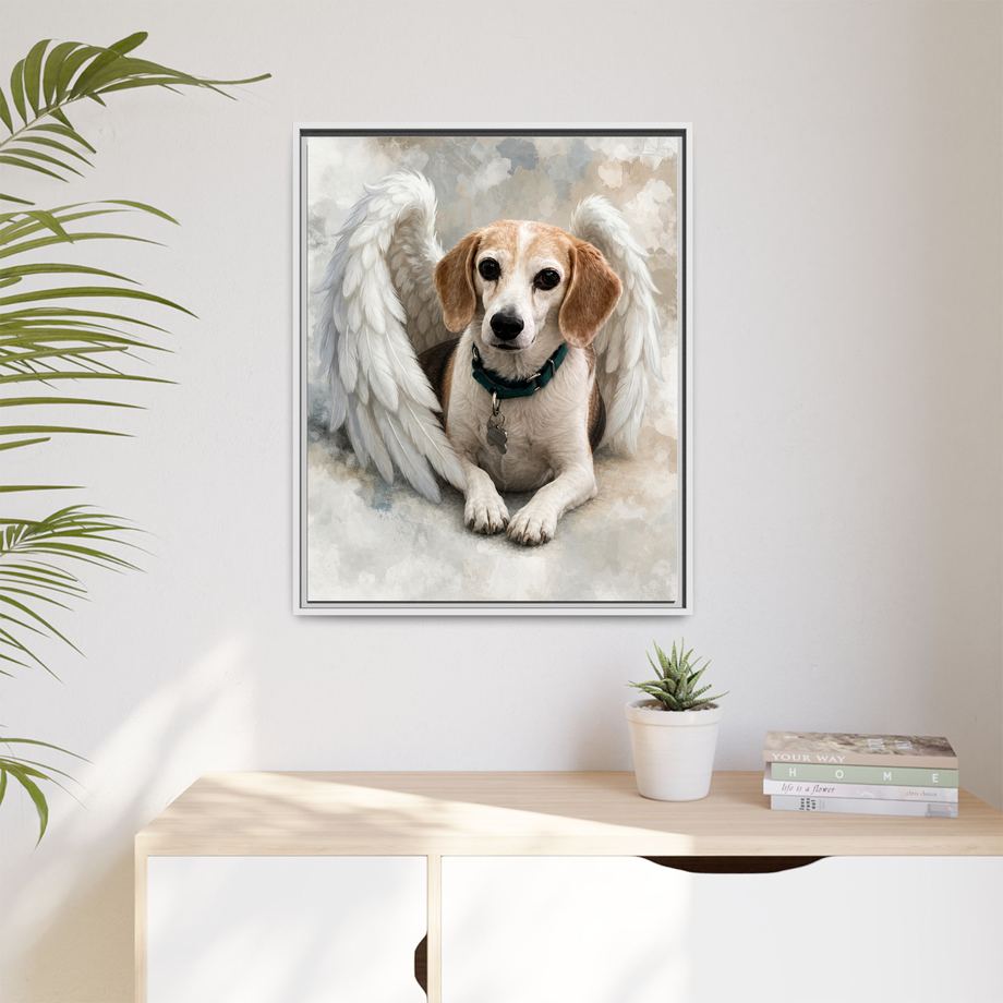Framed 24x30 White context