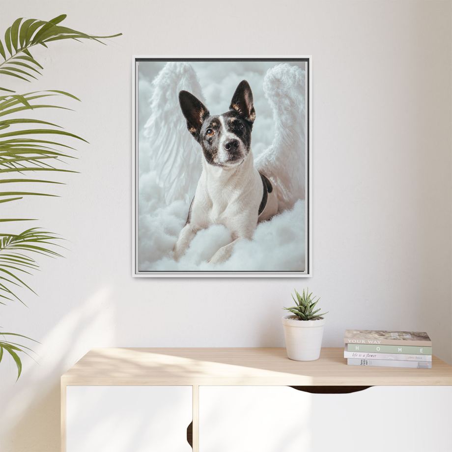 Framed 24x30 White context