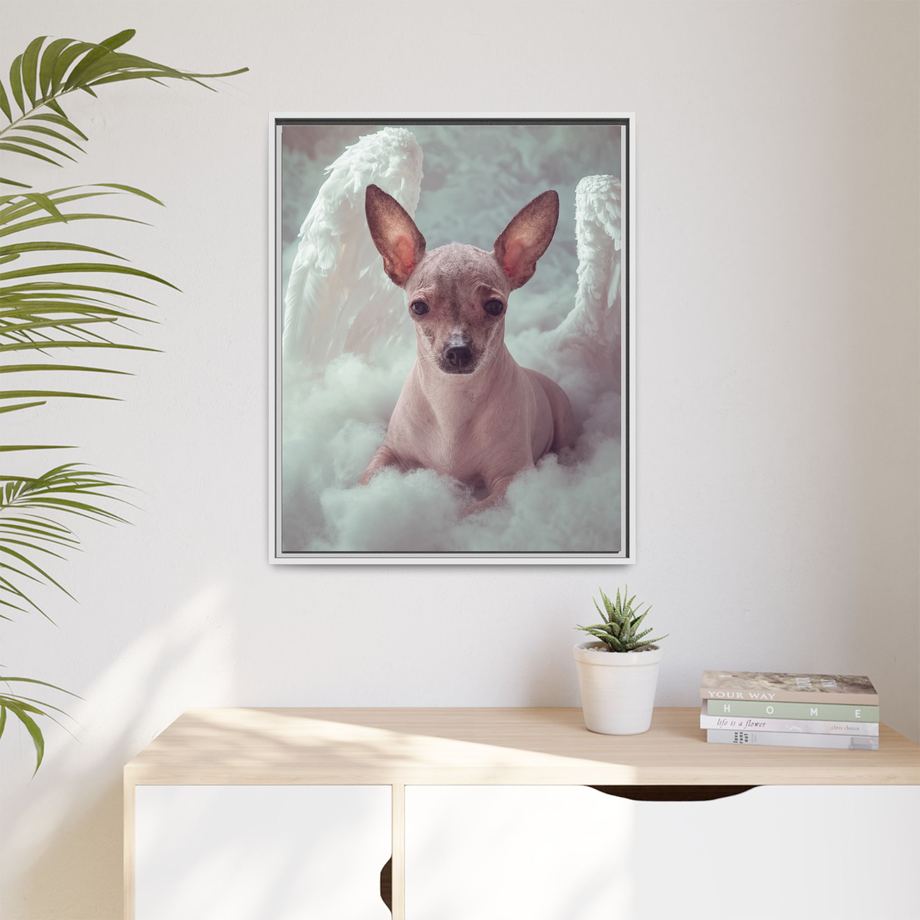 Framed 24x30 White context
