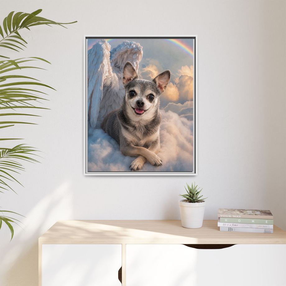 Framed 24x30 White context