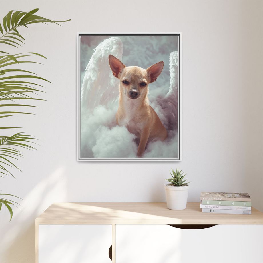 Framed 24x30 White context