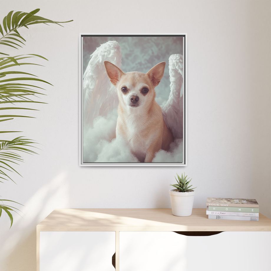 Framed 24x30 White context