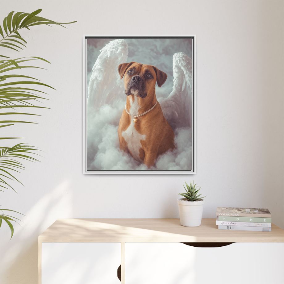 Framed 24x30 White context