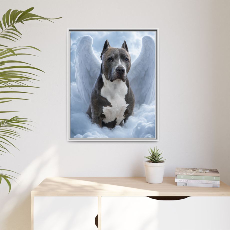 Framed 24x30 White context