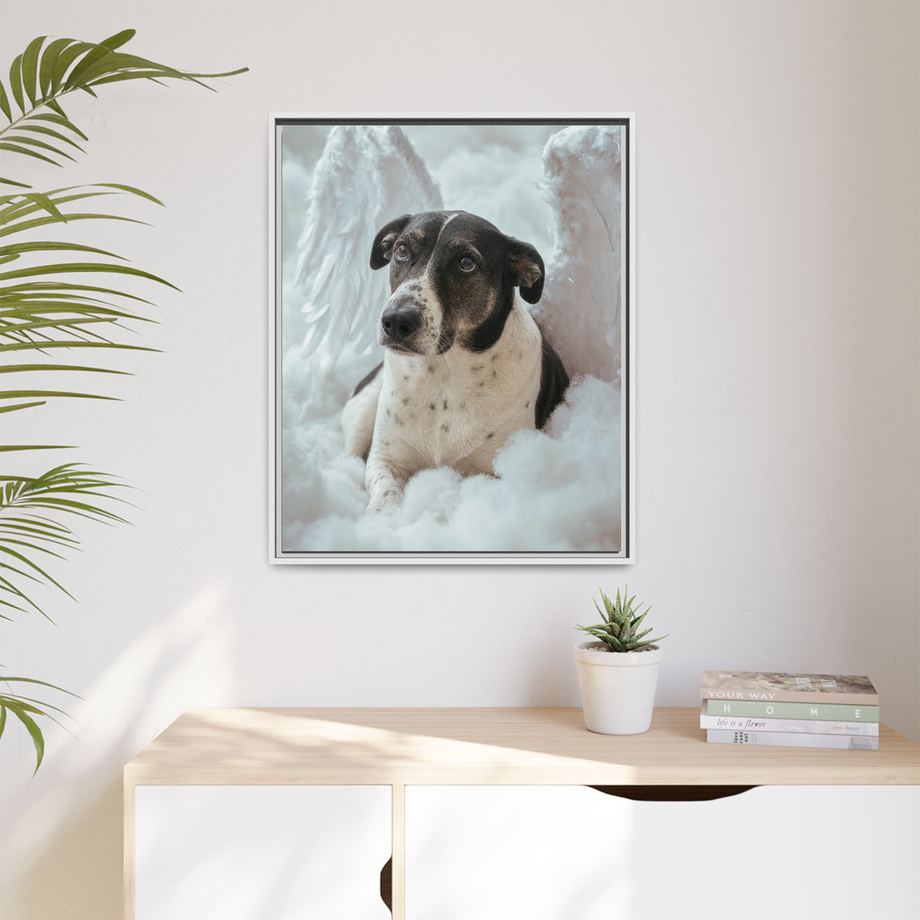 Framed 24x30 White context