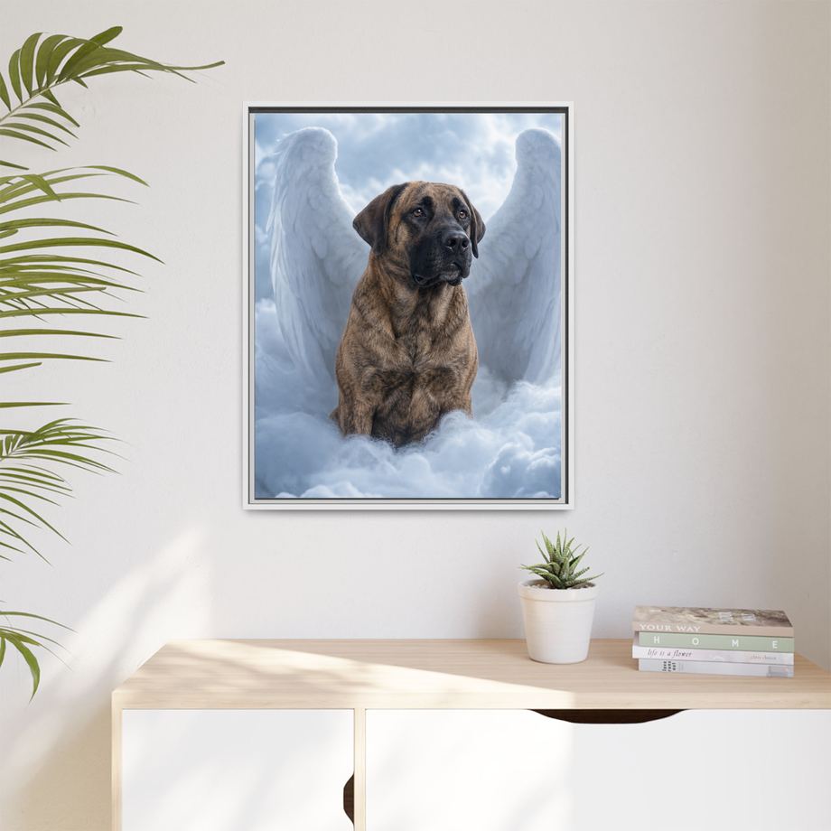 Framed 24x30 White context